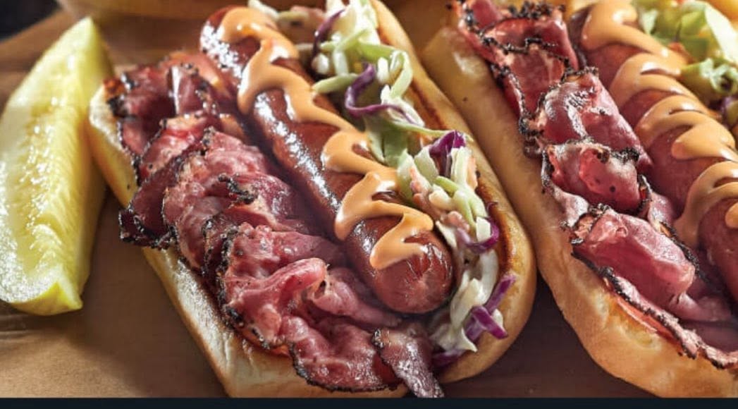 2J Deli Dog with Pastrami